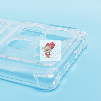 Чехол-накладка для Infinix Note 40 Pro+ 5G (прозрачный) - SC276 с картхолдером