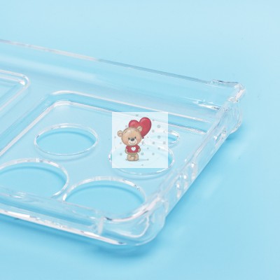 Чехол-накладка для Infinix Note 40 Pro+ 5G (прозрачный) - SC276 с картхолдером