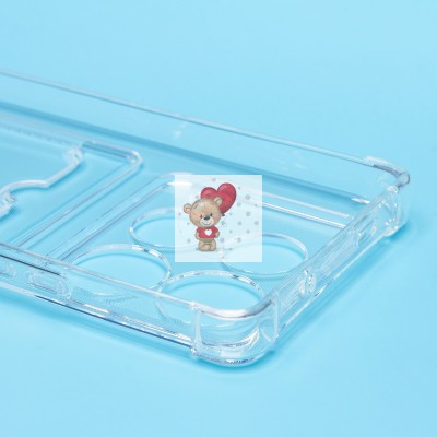 Чехол-накладка для Infinix Note 40 (прозрачный) - SC276 с картхолдером Чехол-накладка для Infinix Note 40 (прозрачный) - SC276 с картхолдером