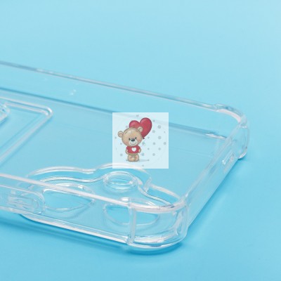 Чехол-накладка для Infinix Smart 10 (прозрачный) - SC276 с картхолдером Чехол-накладка для Infinix Smart 10 (прозрачный) - SC276 с картхолдером