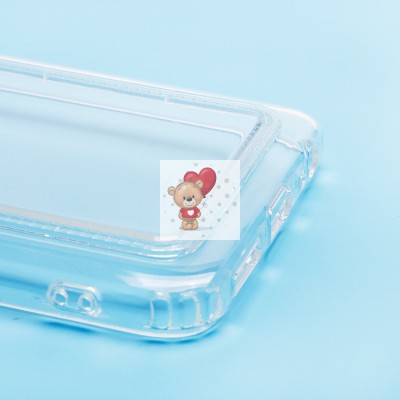 Чехол-накладка для Infinix Smart 6 Global (прозрачный) - SC276 с картхолдером Чехол-накладка для Infinix Smart 6 Global (прозрачный) - SC276 с картхолдером