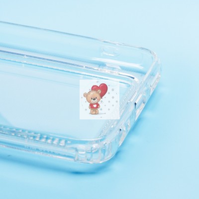 Чехол-накладка для Infinix Smart 6 Global (прозрачный) - SC276 с картхолдером Чехол-накладка для Infinix Smart 6 Global (прозрачный) - SC276 с картхолдером