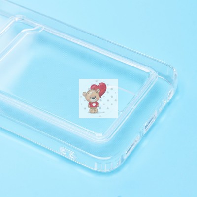 Чехол-накладка для Infinix Smart 7 Plus (прозрачный) - SC276 с картхолдером Чехол-накладка для Infinix Smart 7 Plus (прозрачный) - SC276 с картхолдером