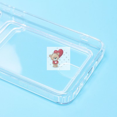 Чехол-накладка для Infinix Smart 7 Plus (прозрачный) - SC276 с картхолдером Чехол-накладка для Infinix Smart 7 Plus (прозрачный) - SC276 с картхолдером