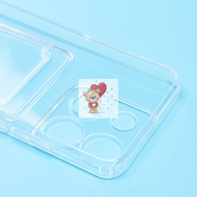 Чехол-накладка для Infinix Smart 7 Plus (прозрачный) - SC276 с картхолдером Чехол-накладка для Infinix Smart 7 Plus (прозрачный) - SC276 с картхолдером