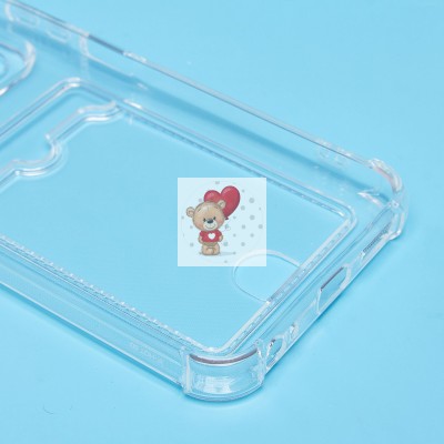 Чехол-накладка для Infinix Smart 9 4G (прозрачный) - SC276 с картхолдером Чехол-накладка для Infinix Smart 9 4G (прозрачный) - SC276 с картхолдером