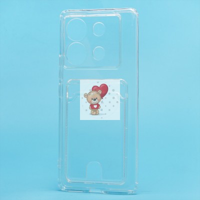 Чехол-накладка для Infinix Zero 30 5G (прозрачный) - SC276 с картхолдером Чехол-накладка для Infinix Zero 30 5G (прозрачный) - SC276 с картхолдером