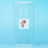 Чехол-накладка для Infinix Zero 40 5G (прозрачный) - SC276 с картхолдером Чехол-накладка для Infinix Zero 40 5G (прозрачный) - SC276 с картхолдером