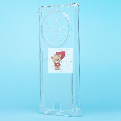 Чехол-накладка для Infinix Zero 40 5G (прозрачный) - SC276 с картхолдером Чехол-накладка для Infinix Zero 40 5G (прозрачный) - SC276 с картхолдером