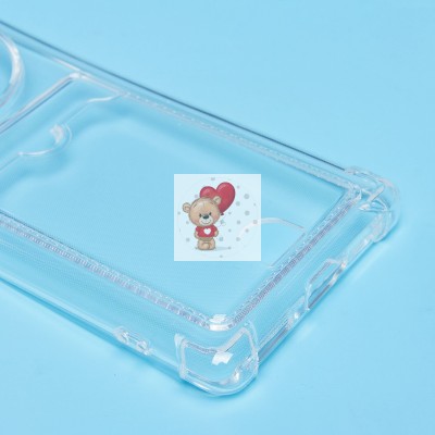 Чехол-накладка для Infinix Zero 40 5G (прозрачный) - SC276 с картхолдером Чехол-накладка для Infinix Zero 40 5G (прозрачный) - SC276 с картхолдером