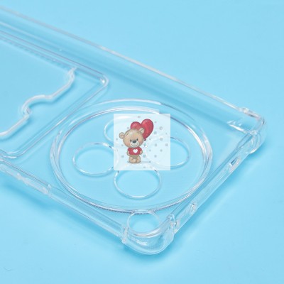 Чехол-накладка для Infinix Zero 40 5G (прозрачный) - SC276 с картхолдером Чехол-накладка для Infinix Zero 40 5G (прозрачный) - SC276 с картхолдером