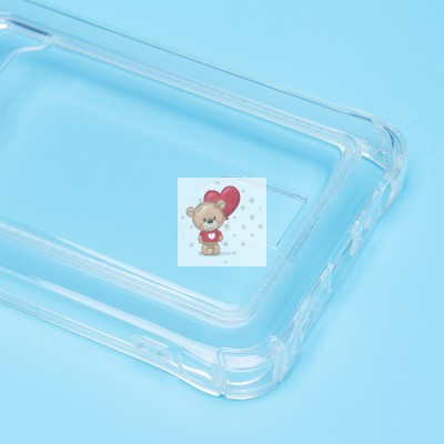 Чехол-накладка для OPPO A18 (прозрачный) - SC276 с картхолдером