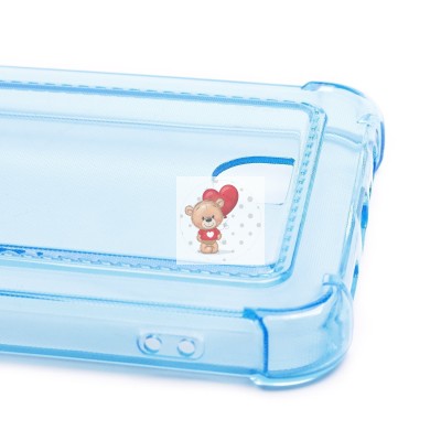 Чехол-накладка для OPPO realme C30 (синий) - SC276 с картхолдером Чехол-накладка для OPPO realme C30 (синий) - SC276 с картхолдером