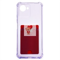 Чехол-накладка для OPPO realme C30 (фиолетовый) - SC276 с картхолдером Чехол-накладка для OPPO realme C30 (фиолетовый) - SC276 с картхолдером