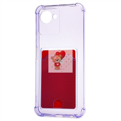 Чехол-накладка для OPPO realme C30 (фиолетовый) - SC276 с картхолдером Чехол-накладка для OPPO realme C30 (фиолетовый) - SC276 с картхолдером