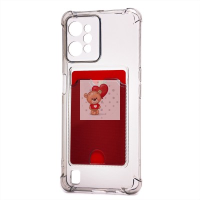 Чехол-накладка для OPPO realme C31 (черный) - SC276 с картхолдером Чехол-накладка для OPPO realme C31 (черный) - SC276 с картхолдером