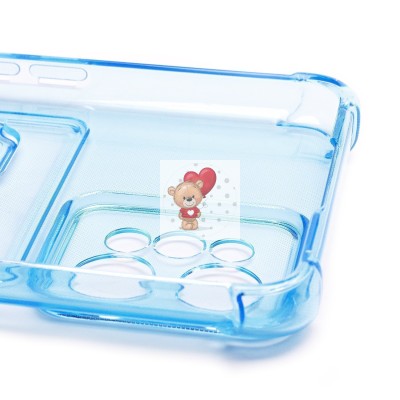 Чехол-накладка для OPPO realme C31 (синий) - SC276 с картхолдером Чехол-накладка для OPPO realme C31 (синий) - SC276 с картхолдером