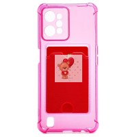 Чехол-накладка для OPPO realme C31 (розовый) - SC276 с картхолдером Чехол-накладка для OPPO realme C31 (розовый) - SC276 с картхолдером