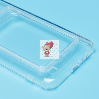 Чехол-накладка для OPPO realme C31 (прозрачный) - SC276 с картхолдером Чехол-накладка для OPPO realme C31 (прозрачный) - SC276 с картхолдером