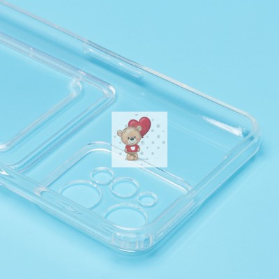 Чехол-накладка для OPPO realme C31 (прозрачный) - SC276 с картхолдером Чехол-накладка для OPPO realme C31 (прозрачный) - SC276 с картхолдером