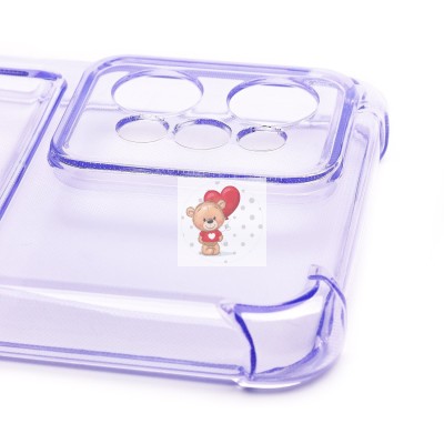 Чехол-накладка для OPPO realme C31 (фиолетовый) - SC276 с картхолдером Чехол-накладка для OPPO realme C31 (фиолетовый) - SC276 с картхолдером