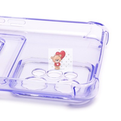 Чехол-накладка для OPPO realme C31 (фиолетовый) - SC276 с картхолдером Чехол-накладка для OPPO realme C31 (фиолетовый) - SC276 с картхолдером