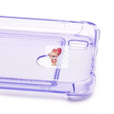 Чехол-накладка для OPPO realme C31 (фиолетовый) - SC276 с картхолдером Чехол-накладка для OPPO realme C31 (фиолетовый) - SC276 с картхолдером