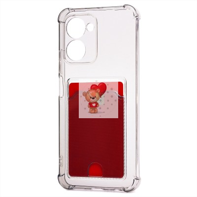 Чехол-накладка для OPPO realme C33 (черный) - SC276 с картхолдером Чехол-накладка для OPPO realme C33 (черный) - SC276 с картхолдером