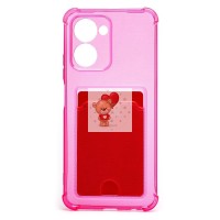 Чехол-накладка для OPPO realme C33 (розовый) - SC276 с картхолдером Чехол-накладка для OPPO realme C33 (розовый) - SC276 с картхолдером