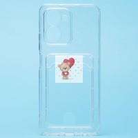 Чехол-накладка для OPPO realme C33 (прозрачный) - SC276 с картхолдером Чехол-накладка для OPPO realme C33 (прозрачный) - SC276 с картхолдером