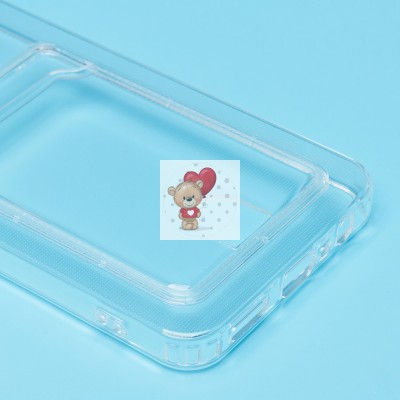 Чехол-накладка для OPPO realme C33 (прозрачный) - SC276 с картхолдером Чехол-накладка для OPPO realme C33 (прозрачный) - SC276 с картхолдером