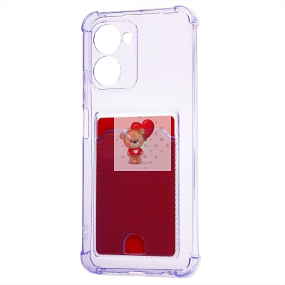 Чехол-накладка для OPPO realme C33 (фиолетовый) - SC276 с картхолдером Чехол-накладка для OPPO realme C33 (фиолетовый) - SC276 с картхолдером