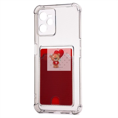 Чехол-накладка для OPPO realme C35 (черный) - SC276 с картхолдером