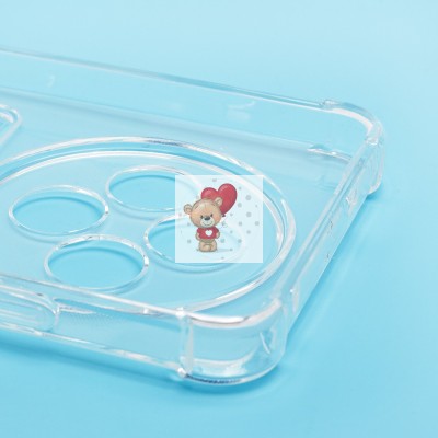 Чехол-накладка для OPPO Reno 12 F 4G (прозрачный) - SC276 с картхолдером Чехол-накладка для OPPO Reno 12 F 4G (прозрачный) - SC276 с картхолдером