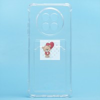 Чехол-накладка для Realme 12 5G (прозрачный) - SC276 с картхолдером