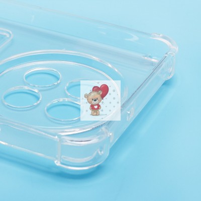 Чехол-накладка для Realme 12 5G (прозрачный) - SC276 с картхолдером