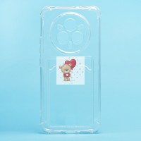 Чехол-накладка для Realme 14 Pro+ (прозрачный) - SC276 с картхолдером Чехол-накладка для Realme 14 Pro+ (прозрачный) - SC276 с картхолдером