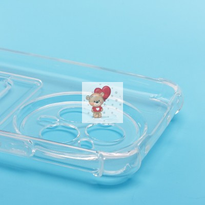 Чехол-накладка для Realme 14 Pro+ (прозрачный) - SC276 с картхолдером Чехол-накладка для Realme 14 Pro+ (прозрачный) - SC276 с картхолдером