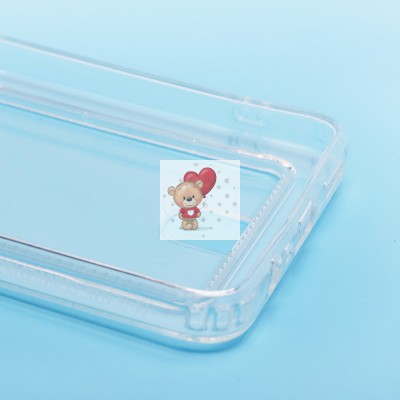 Чехол-накладка для Realme Note 50 (прозрачный) - SC276 с картхолдером