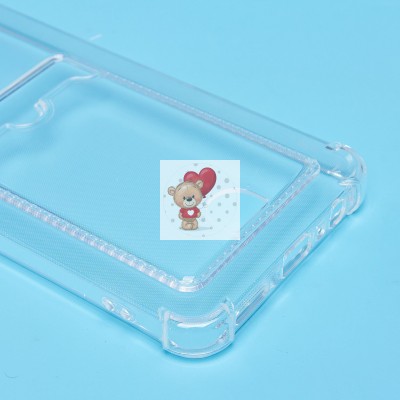 Чехол-накладка для Realme C61 4G Global (прозрачный) - SC276 с картхолдером