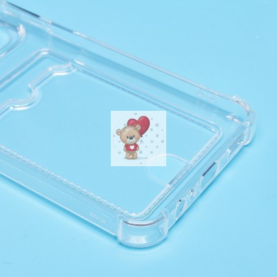 Чехол-накладка для Realme C61 4G Global (прозрачный) - SC276 с картхолдером