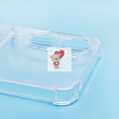 Чехол-накладка для Realme C65 (прозрачный) - SC276 с картхолдером Чехол-накладка для Realme C65 (прозрачный) - SC276 с картхолдером