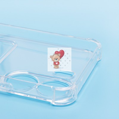 Чехол-накладка для Realme C65 (прозрачный) - SC276 с картхолдером Чехол-накладка для Realme C65 (прозрачный) - SC276 с картхолдером