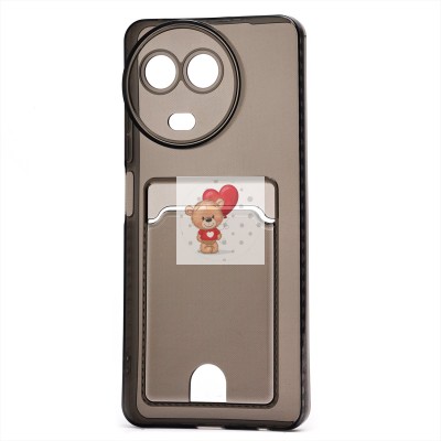 Чехол-накладка для Realme C67 5G (черный) - SC276 с картхолдером