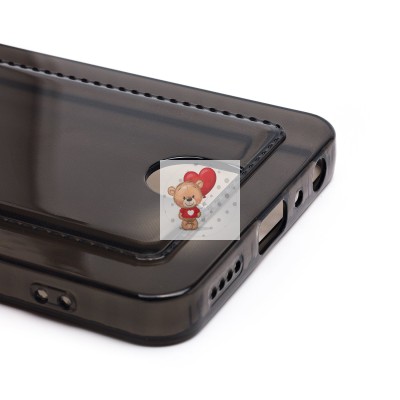 Чехол-накладка для Realme C67 5G (черный) - SC276 с картхолдером