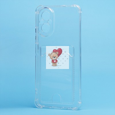 Чехол-накладка для Realme C67 5G (прозрачный) - SC276 с картхолдером Чехол-накладка для Realme C67 5G (прозрачный) - SC276 с картхолдером