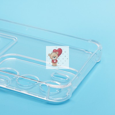 Чехол-накладка для Realme C71 (прозрачный) - SC276 с картхолдером Чехол-накладка для Realme C71 (прозрачный) - SC276 с картхолдером