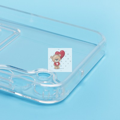 Чехол-накладка для Samsung Galaxy A15 5G (прозрачный) - SC276 с картхолдером Чехол-накладка для Samsung Galaxy A15 5G (прозрачный) - SC276 с картхолдером