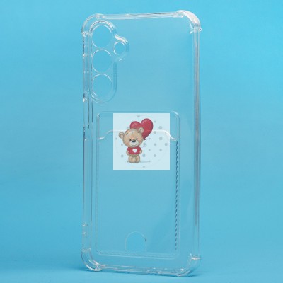 Чехол-накладка для Samsung Galaxy A16 5G (прозрачный) - SC276 с картхолдером Чехол-накладка для Samsung Galaxy A16 5G (прозрачный) - SC276 с картхолдером