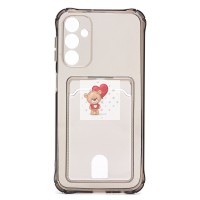 Чехол-накладка для Samsung Galaxy A24 4G (черный) - SC276 с картхолдером Чехол-накладка для Samsung Galaxy A24 4G (черный) - SC276 с картхолдером